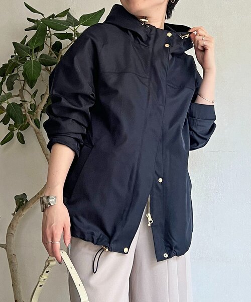 un dix cors(アンディコール)の「テフロンマンパ(ブルゾン・レディース・ネイビー/ベージュ/アイボリー/オリーブ・FREE)」の11枚目の写真