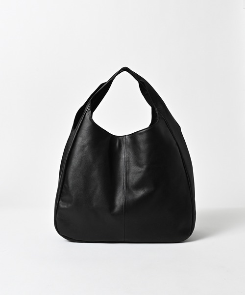 ADAM PATEK（アダムパテック）の「/ADAMPATEK/water repellent leather one shoulder tote bag/撥水レザーワンショルダートートバッグ/AP2619004（トートバッグ・レディース・ブラック・FREE）」の3枚目の写真