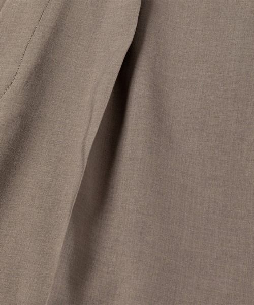 meanswhile（ミーンズワイル）の「Adjustable Basic Slacks（スラックス・メンズ・チャコール/ブラウン・2(M)/3(L)）」の11枚目の写真