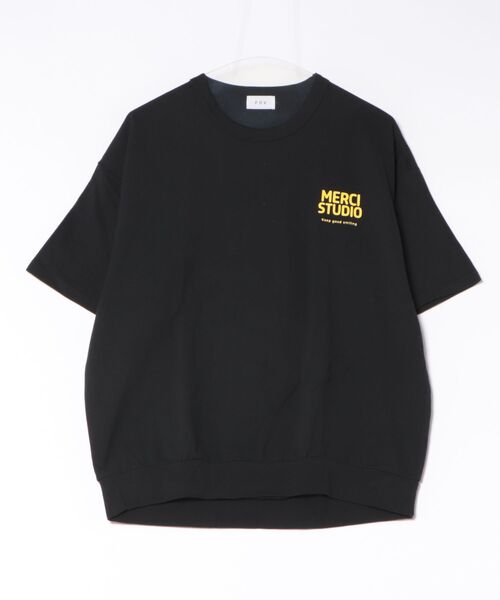 FOV(フォブ)の「フォブ MERCI プルオーバー(Tシャツ/カットソー・レディース・ピンク/ホワイト/ブラック・F)」の2枚目の写真