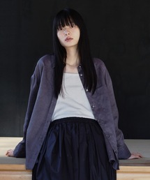 SALON adam et rope' | リネンオーバーシャツ / GENTLE LINEN(シャツ/ブラウス)