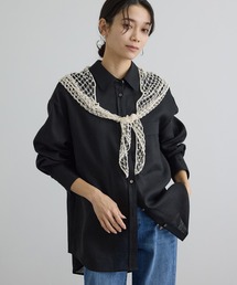 SALON adam et rope' | リネンオーバーシャツ / GENTLE LINEN(シャツ/ブラウス)