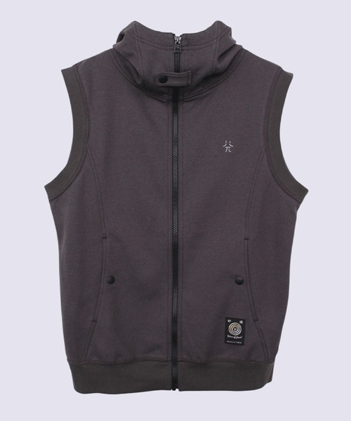 KOZABURO（コウザブロウ）の「【KOZABURO/コウザブロウ】ZEE SLEEVELESS PARKA（ベスト・メンズ・クリーム/ダークグレー・M/S）」の2枚目の写真