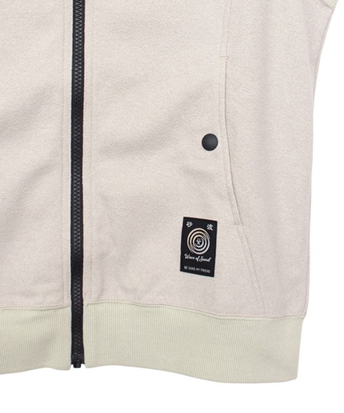 KOZABURO（コウザブロウ）の「【KOZABURO/コウザブロウ】ZEE SLEEVELESS PARKA（ベスト・メンズ・クリーム/ダークグレー・M/S）」の10枚目の写真