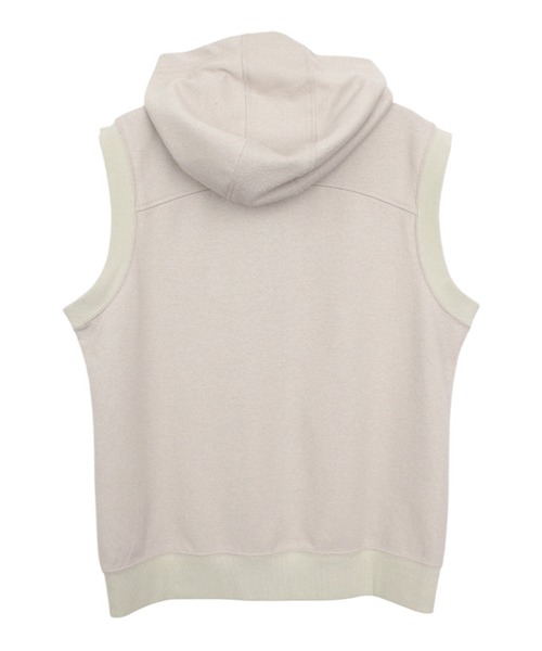 KOZABURO（コウザブロウ）の「【KOZABURO/コウザブロウ】ZEE SLEEVELESS PARKA（ベスト・メンズ・クリーム/ダークグレー・M/S）」の11枚目の写真