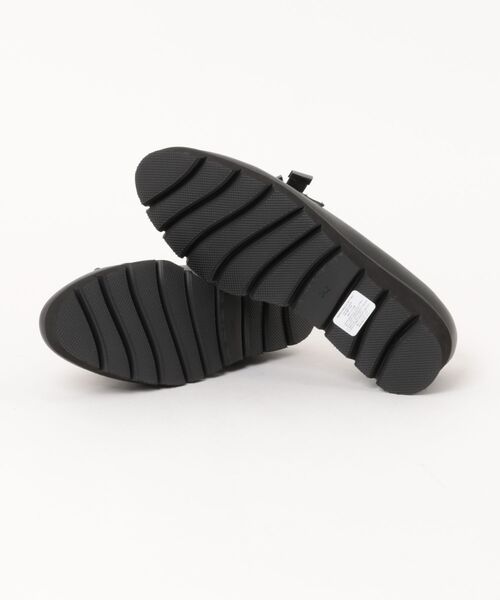 JELLY BEANS（ジェリービーンズ）の「ノットリボントリミングローファー(204-61115)JELLY BEANS(ジェリービーンズ)（ローファー・レディース・ブラック/アイボリー・22.5/23/23.5/24/24.5）」の4枚目の写真