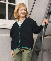 GLOBAL WORK | スウェットライクニットカーデ/638284(ニット/セーター)