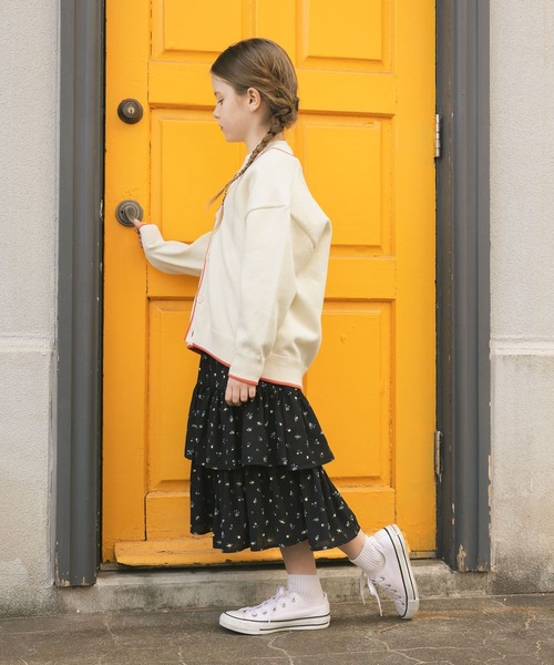 GLOBAL WORK(グローバルワーク)の「スウェットライクニットカーデ/638284(ニット/セーター・キッズ・ブラック/グレー系その他/オフホワイト・140cm/150cm/160cm/130cm)」の11枚目の写真