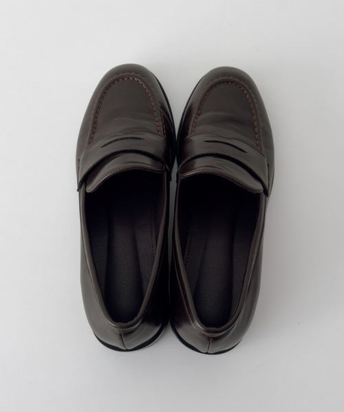 CANAL JEAN（キャナルジーン）の「El mar　ステッチローファー（ローファー・レディース・ブラウン・23.5/24.5/24）」の2枚目の写真