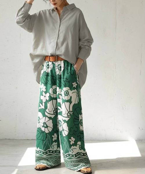 Linen mix длинный рукав безшовная футболка