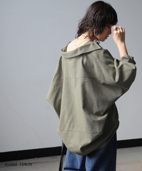 antiqua kumikaさん私物愛用中♪ 麻混素材ロングシャツ 羽織りリネン antiqua - antiqua kumikaさん私物愛用中♪ 麻混素材ロングシャツ