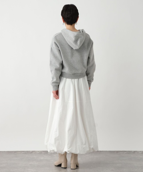 studio CLIP(スタディオクリップ)の「《ウタオ》ダブルジップパーカー(パーカー・レディース・チャコール/ライトグレー・FREE)」の5枚目の写真