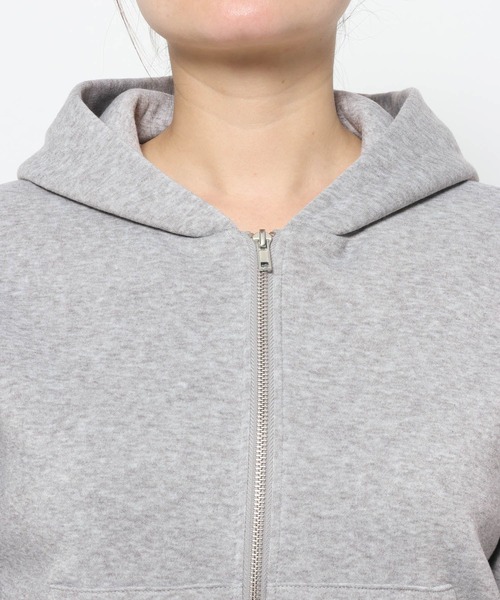 studio CLIP(スタディオクリップ)の「《ウタオ》ダブルジップパーカー(パーカー・レディース・チャコール/ライトグレー・FREE)」の20枚目の写真