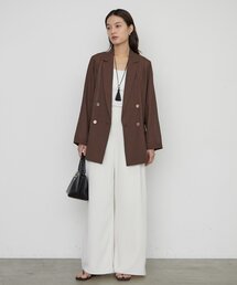 LOUNGEDRESS ラウンジドレス リネンジャケット　ブラウン セール】LOUNGEDRESS｜ラウンジドレス（レディース）のジャケット