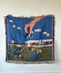 Made in I（メイドインアイ）の「Cow room tapestry blanket（インテリア雑貨）」
