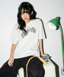 LEMAIN SECOND（リメインセカンド）の「ヘリテージアーチロゴオーバーサイズ半袖Tシャツ[ホワイト]（Tシャツ/カットソー）」