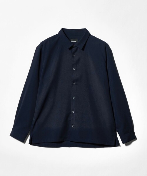 green label relaxing（グリーンレーベルリラクシング）の「【WEB限定】JUST fit ソフト ドレープ コンフォート シャツ（シャツ/ブラウス・メンズ・ダークグレー/ネイビー/ライトグレー/オフホワイト・S/M/L/XL）」の5枚目の写真