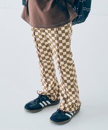 p.premier | 配色メロウのストレッチリブフレアパンツ(その他パンツ)