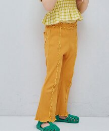 p.premier | 配色メロウのストレッチリブフレアパンツ(その他パンツ)