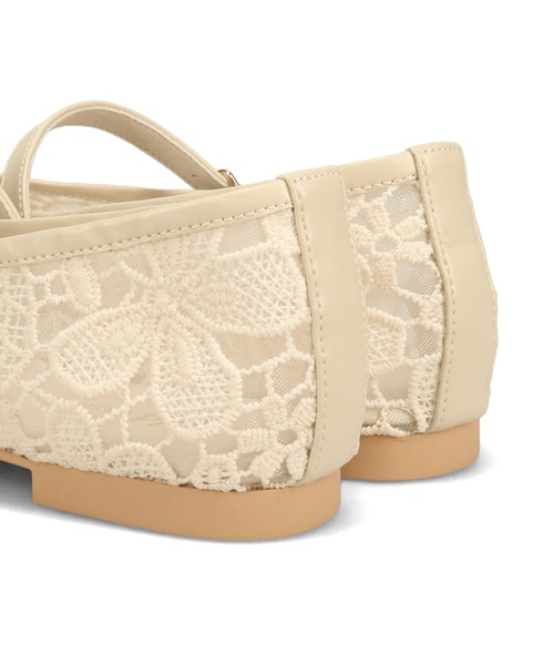 WA ORiental TRaffic(ダブルエーオリエンタルトラフィック)の「シアー レース メリージェーン パンプス /62114(パンプス・レディース・ホワイト/グレー・40/35/39/38/37/36)」の8枚目の写真