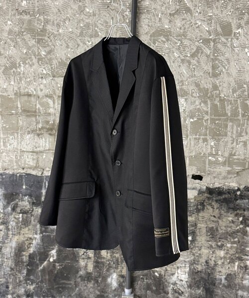 CIAOPANIC(チャオパニック)の「【REMORIKA NOVANTE/リモリカ・ノヴァンテ】リメイクジャケット(テーラードジャケット・レディース・ブラック系その他/グレー/ネイビー/ブラウン/ホワイト/グレー系その他/ブラック・FREE)」の4枚目の写真