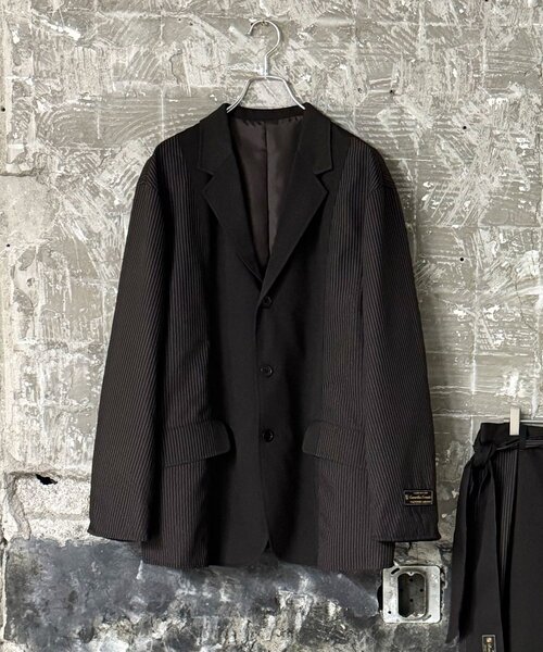 CIAOPANIC(チャオパニック)の「【REMORIKA NOVANTE/リモリカ・ノヴァンテ】リメイクジャケット(テーラードジャケット・レディース・ブラック系その他/グレー/ネイビー/ブラウン/ホワイト/グレー系その他/ブラック・FREE)」の7枚目の写真