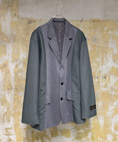 CIAOPANIC(チャオパニック)の「【REMORIKA NOVANTE/リモリカ・ノヴァンテ】リメイクジャケット(テーラードジャケット・レディース・ブラック系その他/グレー/ネイビー/ブラウン/ホワイト/グレー系その他/ブラック・FREE)」の5枚目の写真