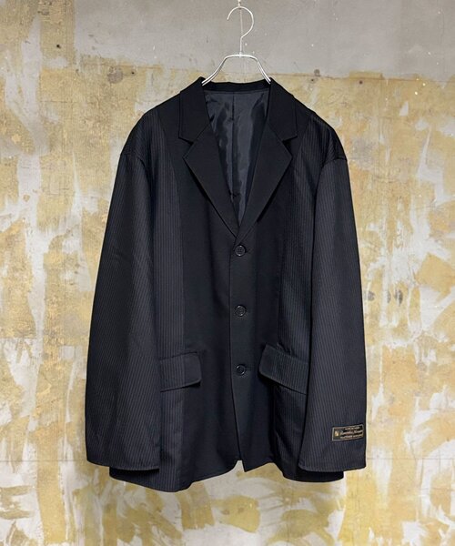 CIAOPANIC(チャオパニック)の「【REMORIKA NOVANTE/リモリカ・ノヴァンテ】リメイクジャケット(テーラードジャケット・レディース・ブラック系その他/グレー/ネイビー/ブラウン/ホワイト/グレー系その他/ブラック・FREE)」の3枚目の写真