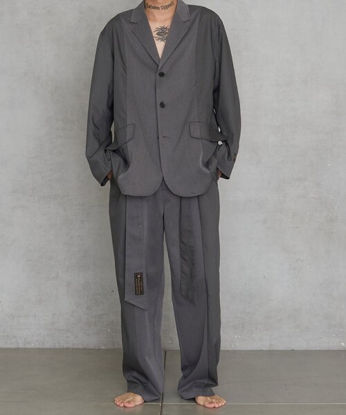 CIAOPANIC(チャオパニック)の「【REMORIKA NOVANTE/リモリカ・ノヴァンテ】リメイクジャケット(テーラードジャケット・レディース・ブラック系その他/グレー/ネイビー/ブラウン/ホワイト/グレー系その他/ブラック・FREE)」の11枚目の写真