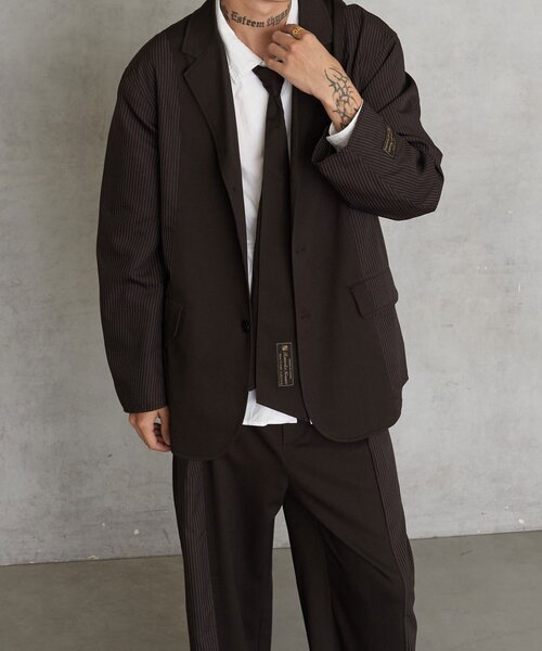 CIAOPANIC(チャオパニック)の「【REMORIKA NOVANTE/リモリカ・ノヴァンテ】リメイクジャケット(テーラードジャケット・レディース・ブラック系その他/グレー/ネイビー/ブラウン/ホワイト/グレー系その他/ブラック・FREE)」の16枚目の写真