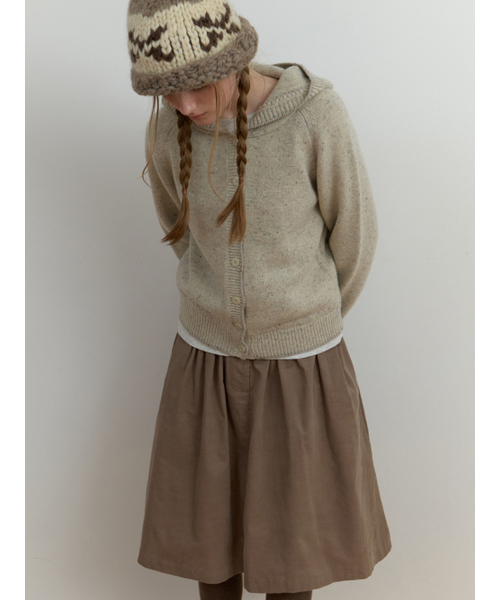THEMITTEN(ザ・ミトン)の「Neive hoodie knit (oatmeal)(ニット/セーター・レディース・その他・FREE)」の4枚目の写真