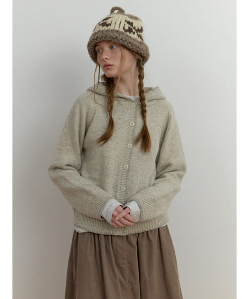 THEMITTEN(ザ・ミトン)の「Neive hoodie knit (oatmeal)(ニット/セーター・レディース・その他・FREE)」の6枚目の写真