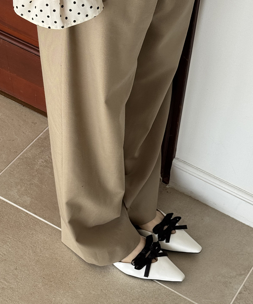 LE TALON(ルタロン)の「《WEB限定》Le decore / ル デコレ lady ribbon バックベルト(その他シューズ・レディース・ホワイト/ブラック×ブラック/ブラウン系その他・22cm/22.5cm/23cm/23.5cm/24cm/24.5cm/25cm)」の20枚目の写真