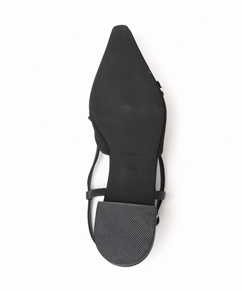 LE TALON(ルタロン)の「《WEB限定》Le decore / ル デコレ lady ribbon バックベルト(その他シューズ・レディース・ホワイト/ブラック×ブラック/ブラウン系その他・22cm/22.5cm/23cm/23.5cm/24cm/24.5cm/25cm)」の12枚目の写真