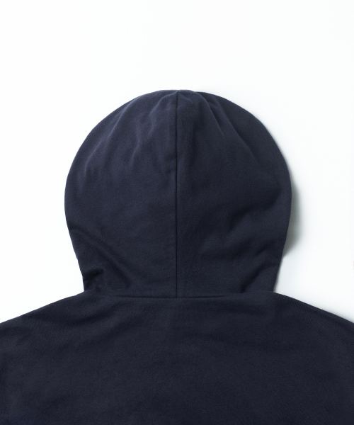 MUSINSA STANDARD KIDS（ムシンサスタンダードキッズ）の「オーバーサイズフードレイヤード長袖Tシャツ [ネイビー/メランジグレー]（パーカー・レディース・その他・150/160/140/110/120/130/100）」の6枚目の写真