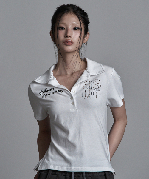 as you are（アズユーアー）の「ベーシックホットフィックスカラーTシャツホワイト（Tシャツ/カットソー・レディース・その他・MEDIUM/SMALL）」の2枚目の写真