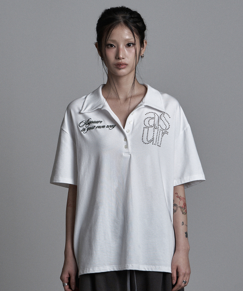 as you are（アズユーアー）の「ベーシックホットフィックスカラーTシャツホワイト（Tシャツ/カットソー・レディース・その他・MEDIUM/SMALL）」の3枚目の写真