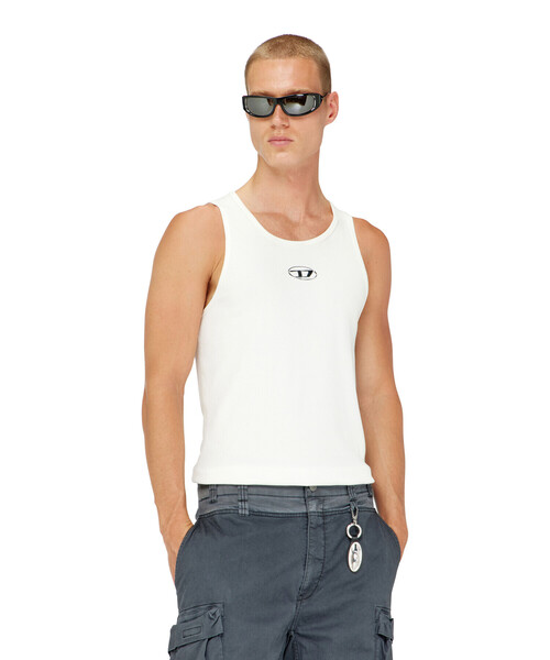 DIESEL(ディーゼル)の「メンズ タンクトップ T-LIFTY-IOD(タンクトップ・メンズ・ブラック/オフホワイト・LARGE/MEDIUM/SMALL/X-LARGE/X-SMALL)」の8枚目の写真