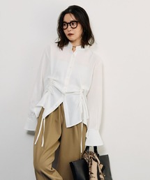 【シワになりにくい】サイドシャーリングシャツ