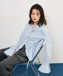 【シワになりにくい】サイドシャーリングシャツ