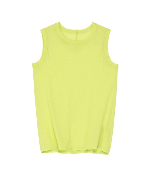 ZUCCa（ズッカ）の「SUPIMA LIGHT JERSEY / タンクトップ（タンクトップ・レディース・イエロー・M size）」の3枚目の写真