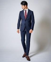 セール】【DORMEUIL AMADEUS365】無地見え ダイアゴナル スーツ/3