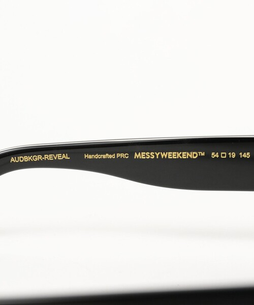 Demi-Luxe BEAMS（デミルクス ビームス）の「MESSYWEEKEND / AURDREY サングラス（サングラス・レディース・ブラック/ピンク・ONE SIZE）」の5枚目の写真