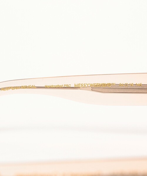 Demi-Luxe BEAMS（デミルクス ビームス）の「MESSYWEEKEND / AURDREY サングラス（サングラス・レディース・ブラック/ピンク・ONE SIZE）」の11枚目の写真