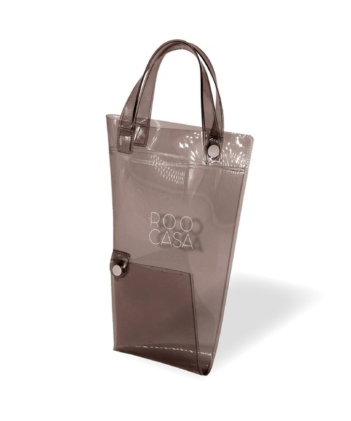 ROOTOTE（ルートート）の「ROOTOTE ルートート SN.CASA.オリ.クリアｰA（折りたたみ傘・レディース・ピンク/イエロー/ブルー/スモークグレー・FREE）」の2枚目の写真