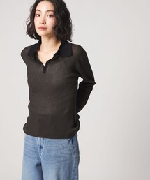 CITEN（シテン）の「＜CITEN＞コンパクトポロニット（ニット/セーター）」