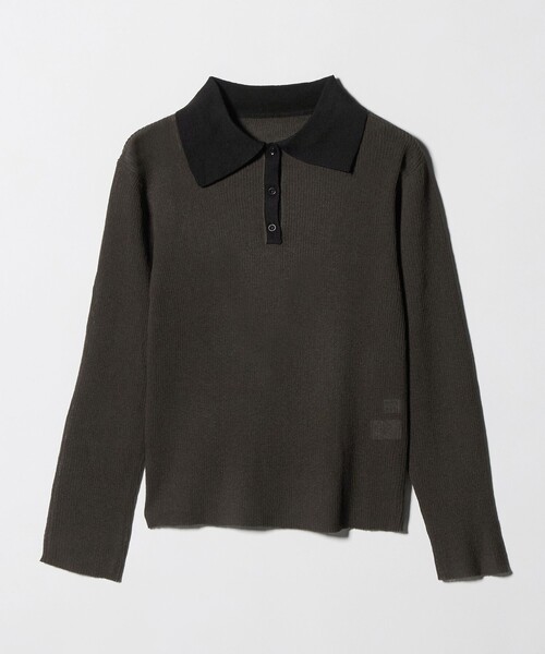 CITEN（シテン）の「＜CITEN＞コンパクトポロニット（ニット/セーター・レディース・ピンク/ライトグレー/ダークグレー・FREE）」の22枚目の写真