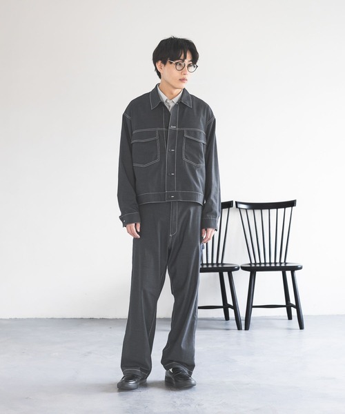 GLOBAL WORK(グローバルワーク)の「クリーンデニム/ペインターパンツ/CLEAN MODE/645396(デニムパンツ・メンズ・ダークブルー/ブルー/ライトブルー/その他・SMALL/LARGE/MEDIUM)」の22枚目の写真