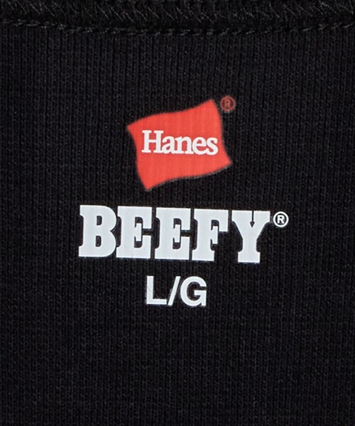 HANES（ヘインズ）の「＜Hanes＞ビーフィー リブ タンクトップ（タンクトップ・メンズ・ブラック/ホワイト・L/XL/M）」の13枚目の写真