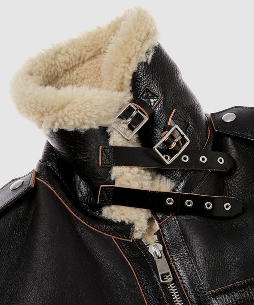 SUGARHILL(シュガーヒル)の「SHERRING N2 JACKET(その他アウター・メンズ・ブラック・2)」の6枚目の写真